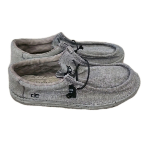 Hey Dude Men's Gray Wally L Stretch Shoe 11 - Picture 3 of 12
